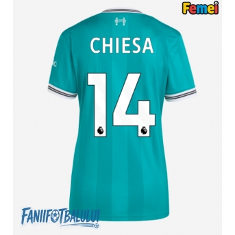 Liverpool Federico Chiesa #14 Tricou Fotbal Replică 2025-26 Femei Treilea